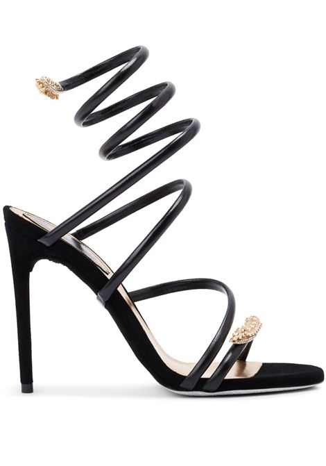 Black 105mm Serpent sandals René Caovilla - women